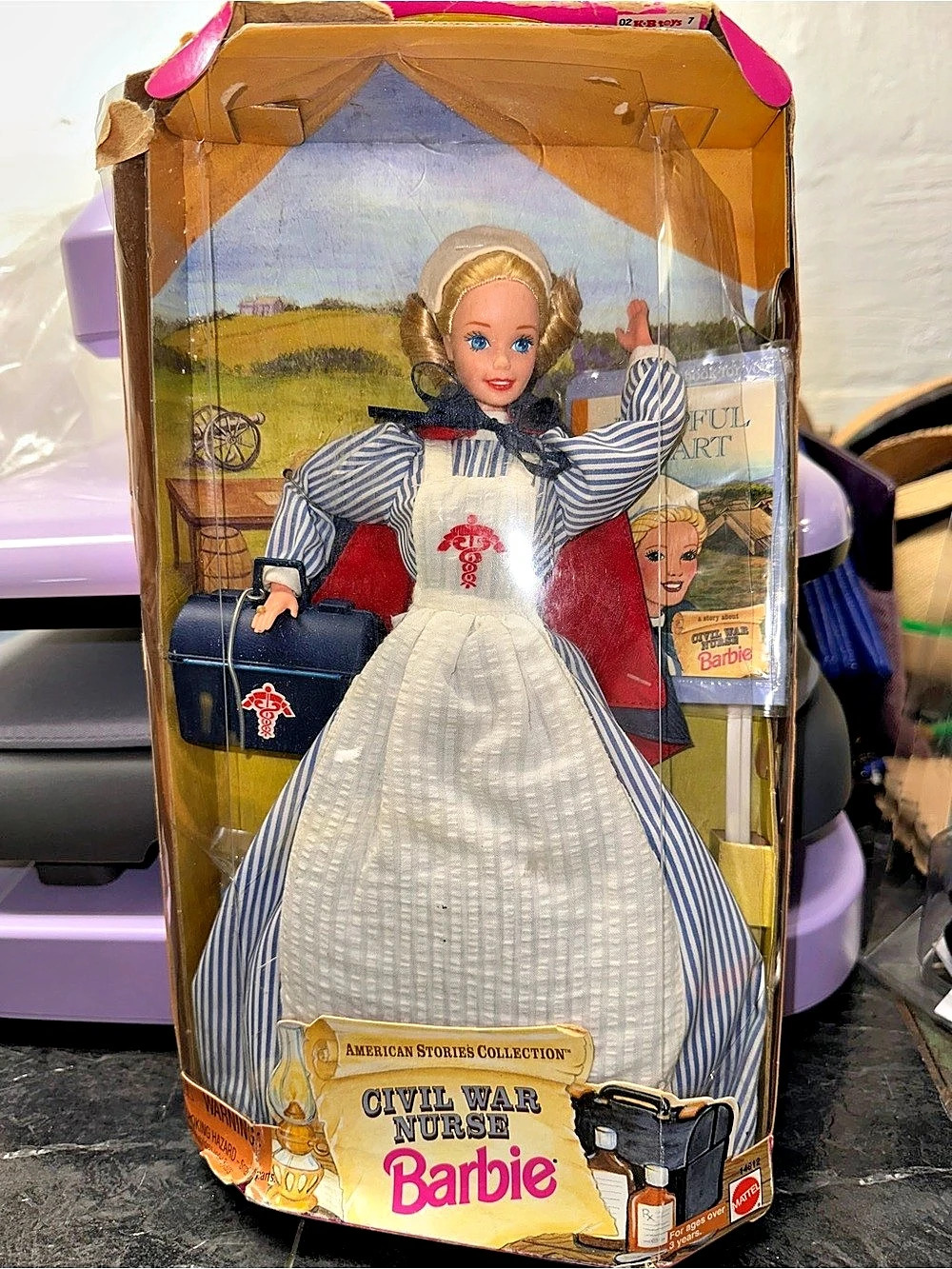 Mattel Civil War Nurse Barbie Doll Boxed